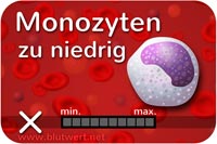 Monozyten zu niedrig